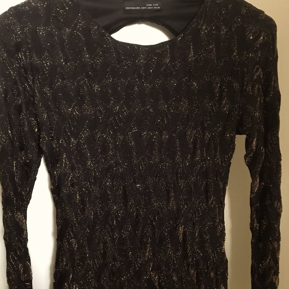 Zara dress with cutout back